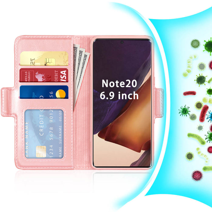 Galaxy Note 20 Ultra Antibacterial Wallet Case - fyystore