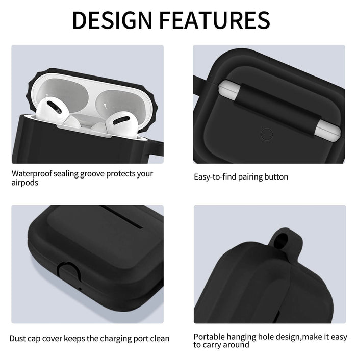 Airpods Pro Silicone Case [5 in 1 Accessories Set] - fyystore