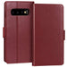 Genuine Leather Wallet Case for Galaxy S10+ Plus - fyystore