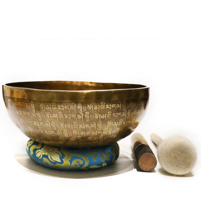 Handcrafted 12 cm Singing Bowl Set: Enhance Your Meditation Practice with Soothing Sound Vibrations!